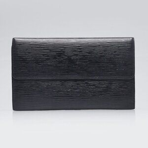Louis Vuitton Black Epi Leather Porte-Tresor International Wallet